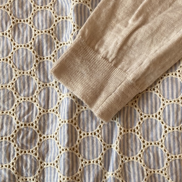 J. Crew Sweater with Embroidered Seersucker Detail - Picture 4 of 8